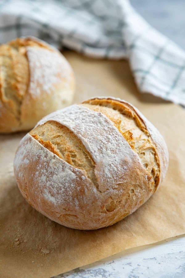 Artisan Bread Recipe (No Knead Bread) - Taste and Tell