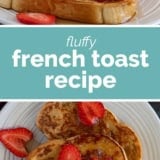 French Toast collage with text bar in the middle.