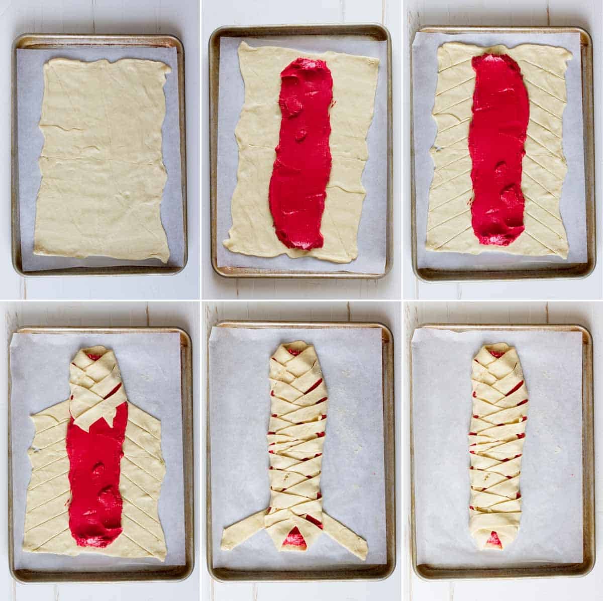 Steps to make Red Velvet Cream Cheese Danish