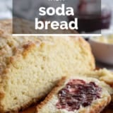 Irish Soda Bread with text overlay.